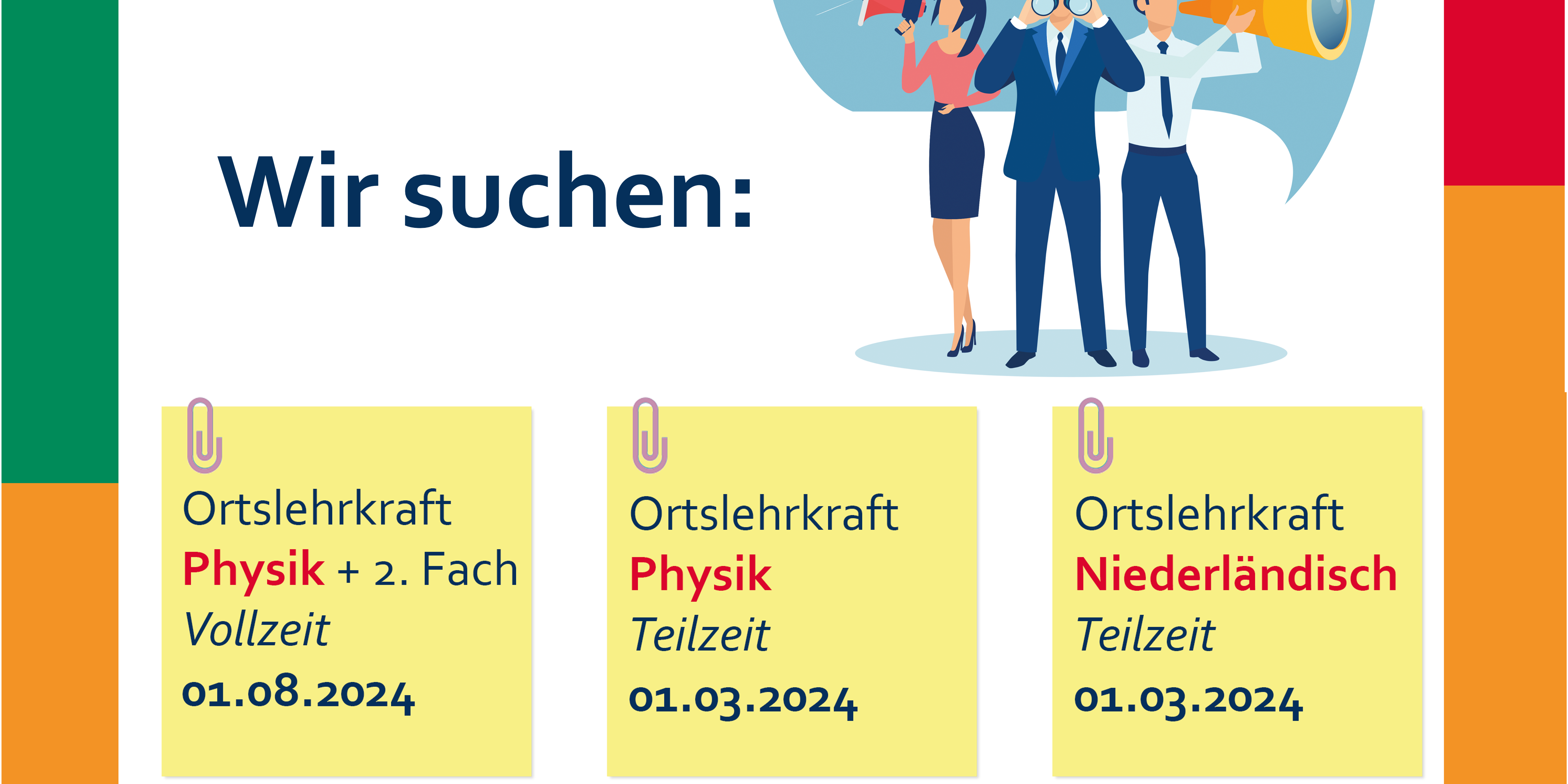 Stellenangebot (1 zu 2)